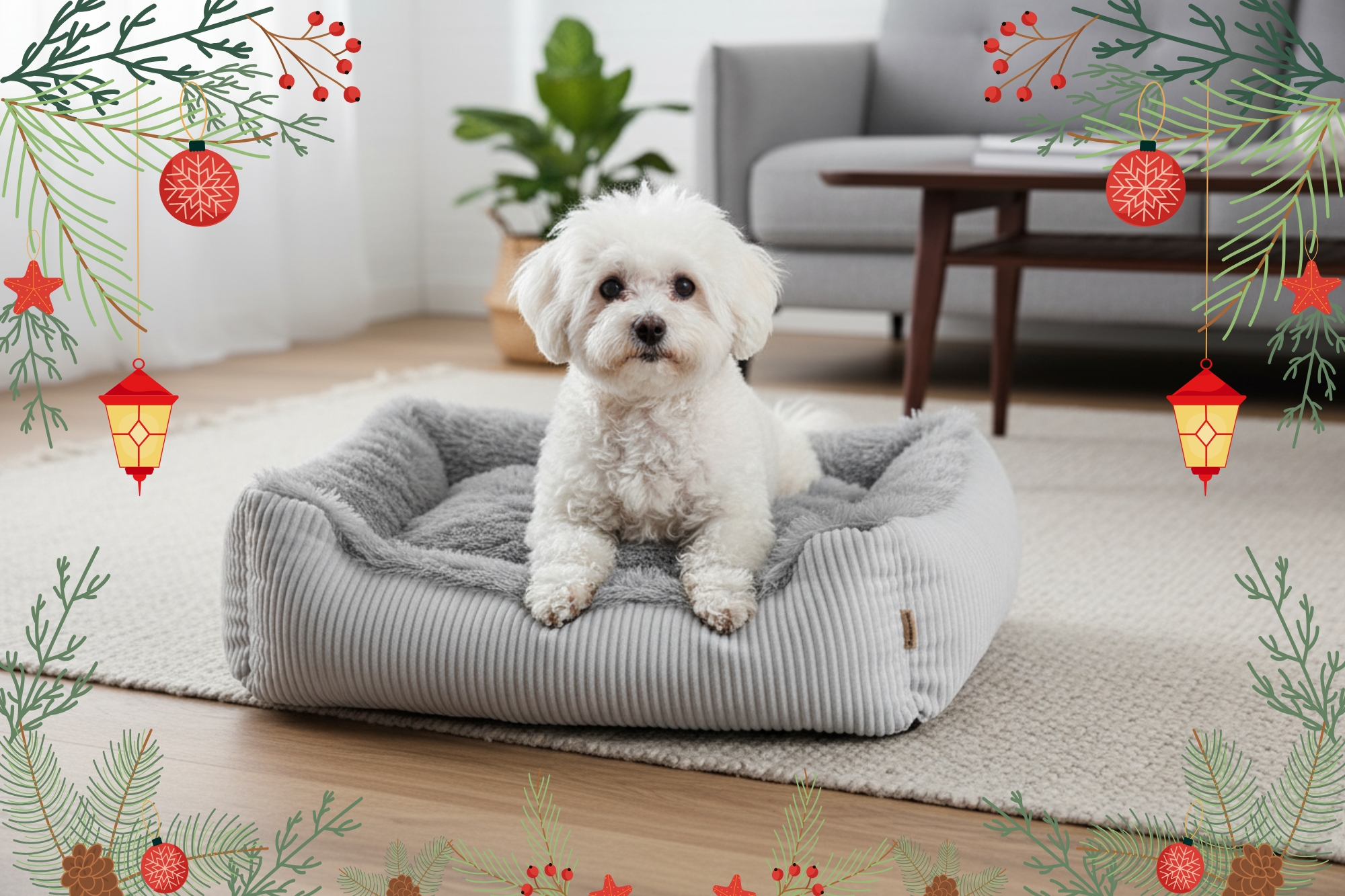 Vánoční pelíšky pro psy (3)